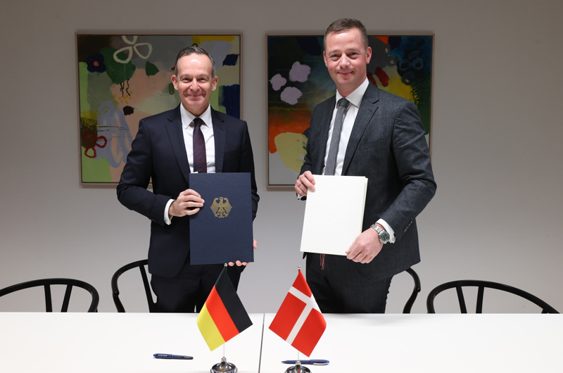 Transportminister Thomas Danielsen og forbundstransportminister Dr. Volker Wissing