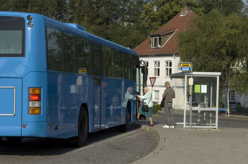 Busstoppested i Linaa